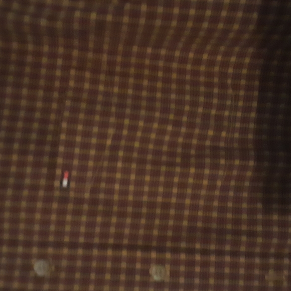 Men's Tommy Hilfiger Button Down Plaid Shirt Sz L - Picture 3 of 8